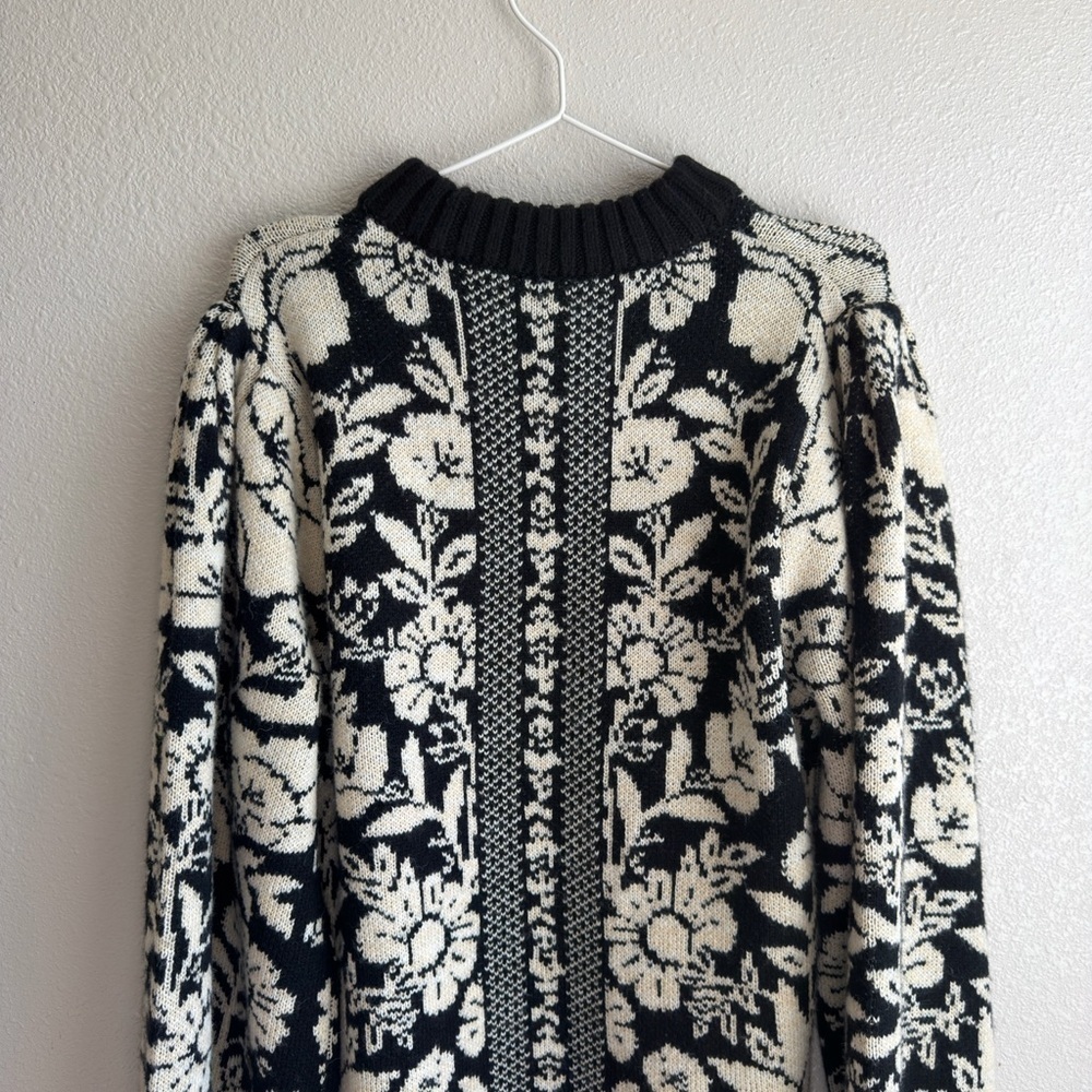 FARM RIO Pineapple Garden Mini Knit Sweater Dress - Picture 6 of 13